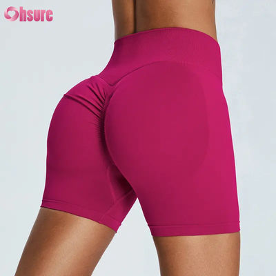 Nahtlose Fitness Kurz Leggings Frauen Hochwaage Hüftheben Sport Shorts Spandex Nylon Quick Dry Yoga Shorts für Frauen Sexy