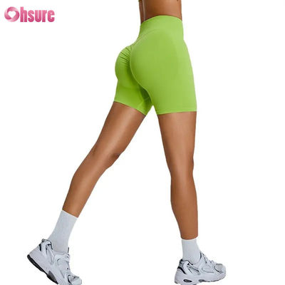Nahtlose Fitness Kurz Leggings Frauen Hochwaage Hüftheben Sport Shorts Spandex Nylon Quick Dry Yoga Shorts für Frauen Sexy