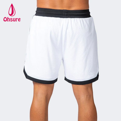 Oem Einfarbige Herren Sommer Atmungsaktive Mesh Gym Shorts Training Workout Wear Schnell Trocknende Gym Shorts für Herren Sportbekleidung Neue Shorts