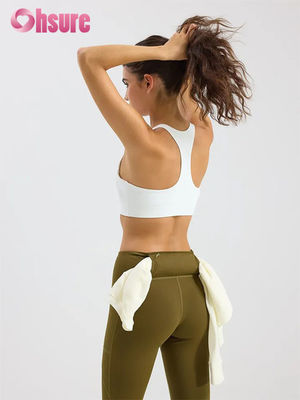 High Rise Leggings Gym Style Tragen Feuchtigkeit Wicking Workout Yoga Leggings Beide Seiten Taschen Solid für Frauen Hosen OEM Yoga Tragen
