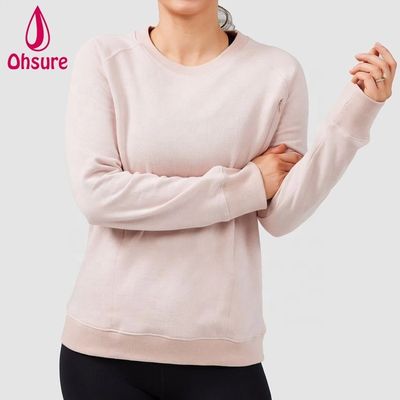 Hochwertiger Still-Hoodie, weicher Stillpullover, lässiges Sweatshirt, Fitness-Umstandsmode, Damen-Strickstoff, 10-12 Tage