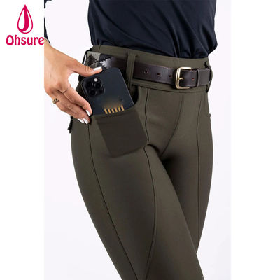 Custom Reitbekleidung Reithosen Jodhpur Hochgürtel Breien Silizium Anti-Rutsch Reitbreien Reit Outfit