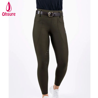 Custom Reitbekleidung Reithosen Jodhpur Hochgürtel Breien Silizium Anti-Rutsch Reitbreien Reit Outfit