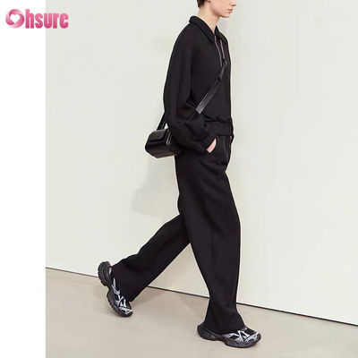 Custom 500 GSM 100% Baumwolle Baggy Fleece Hoodie Jogger Set Unisex 2-teiliger Sweatsuit Winter High Quality Trainer