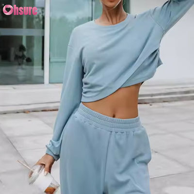 Großhandel Frauen Hoodies Set Herbst und Winter Neues modisches Sport und Freizeit Hoodie Set Casual Anzug für Frau