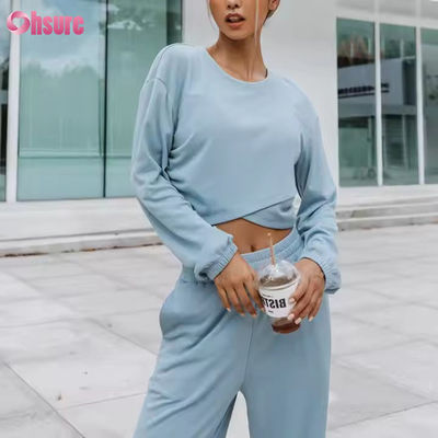 Großhandel Frauen Hoodies Set Herbst und Winter Neues modisches Sport und Freizeit Hoodie Set Casual Anzug für Frau