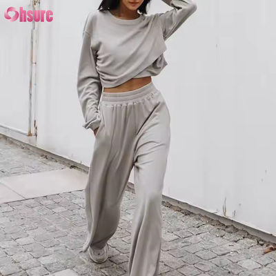 Großhandel Frauen Hoodies Set Herbst und Winter Neues modisches Sport und Freizeit Hoodie Set Casual Anzug für Frau