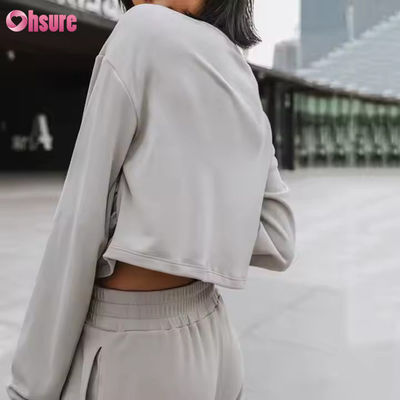 Großhandel Frauen Hoodies Set Herbst und Winter Neues modisches Sport und Freizeit Hoodie Set Casual Anzug für Frau