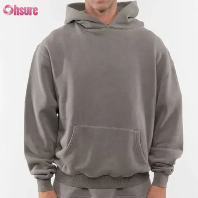 Neue Mode Custom gute Qualität Schwergewichts Hoodie Blank Plain 80 Baumwolle 20 Polyester 480 Gsm Oversized Warm Hoodie ohne String
