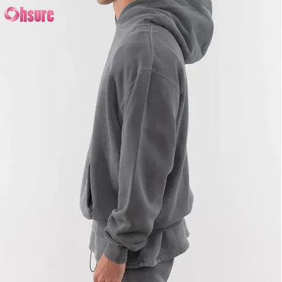 Neue Mode Custom gute Qualität Schwergewichts Hoodie Blank Plain 80 Baumwolle 20 Polyester 480 Gsm Oversized Warm Hoodie ohne String