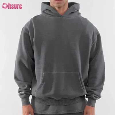 Neue Mode Custom gute Qualität Schwergewichts Hoodie Blank Plain 80 Baumwolle 20 Polyester 480 Gsm Oversized Warm Hoodie ohne String