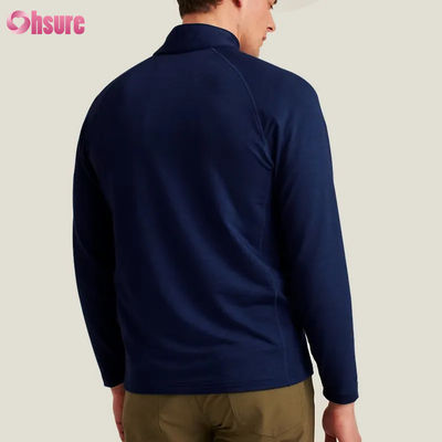 Männer hochwertige Super Fashion Halb-Zip-Pullover Komfortable weiße Viertel-Zip-Pullover Stickerei Stilvolle Sport für den Winter