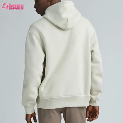 Hochwertige übergroße Hoodie für Männer, Sport-Sportwäsche, Großhandel, Sportmode mit massivfarbigem Kapuzenkragen, eigenes Logo, Bildschirmdruck