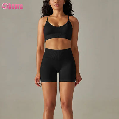 Weibliche Hochwaage Modische Sporthosen Warmverkauf Nahtlose Aktivbekleidung & Fitness Yoga Tragen Workout Yoga Leggings Sport BH