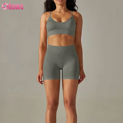Weibliche Hochwaage Modische Sporthosen Warmverkauf Nahtlose Aktivbekleidung & Fitness Yoga Tragen Workout Yoga Leggings Sport BH