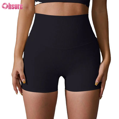 2025 Neuer Stil Hochwertige Atmungsaktive Mehrfarbige Spandex/Nylon Fitness Shorts Heißer Verkauf Damen Gymnastikhosen für Training