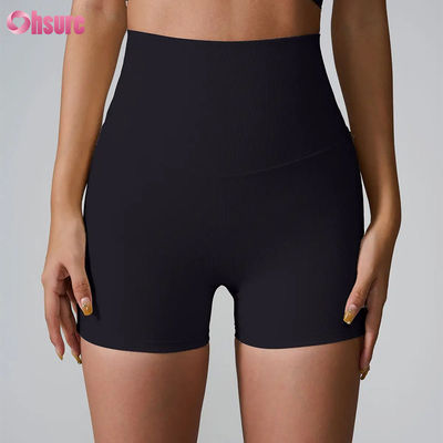 2025 Neuer Stil Hochwertige Atmungsaktive Mehrfarbige Spandex/Nylon Fitness Shorts Heißer Verkauf Damen Gymnastikhosen für Training