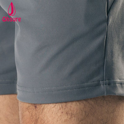 OEM-angepasstes Logo-Design, leichtes Material, Vier-Wege-Stretch, tiefe Fronttaschen, Herren-Sporthosen, Gym-Trainingsshorts