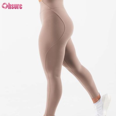 Neues Design, hochelastische Sport-Leggings, hoher Bund, Gym-Kleidung für Damen, 220g