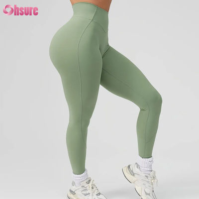 Heißer Verkauf High Waist Workout Yoga Leggings Solid für Frauen Sporthosen Benutzerdefinierte Yoga-Kleidung Neue Mode Hohe Qualität für Frauen