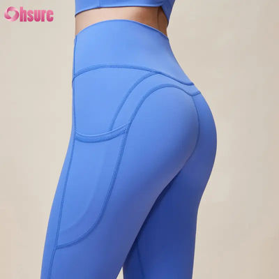 Hochwertige, schnell trocknende Yoga-Hose für Damen, neue Mode, einfarbiges Muster, Gymnastik-Leggings für Fitness-Training