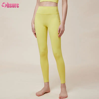 Hochwertige, schnell trocknende Yoga-Hose für Damen, neue Mode, einfarbiges Muster, Gymnastik-Leggings für Fitness-Training