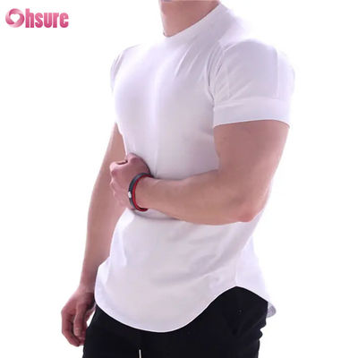 Herren Schnelltrocknendes Sport-T-Shirt Druck Basketball Trainingskleidung mit Stretch-Kurzärmeln für Laufen Fitnessstudio Workouts