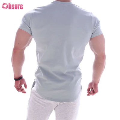 Herren Schnelltrocknendes Sport-T-Shirt Druck Basketball Trainingskleidung mit Stretch-Kurzärmeln für Laufen Fitnessstudio Workouts