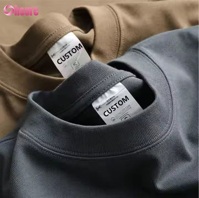 Plus-Size Damen-Damen-T-Shirt für einfache Massen-Designer Unisex Bio-Baumwolle geprägte T-Shirt