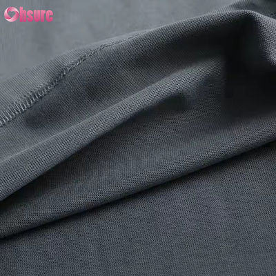 Plus-Size Damen-Damen-T-Shirt für einfache Massen-Designer Unisex Bio-Baumwolle geprägte T-Shirt