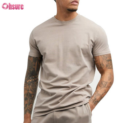 Großhändler Fitness-T-Shirt Sport-T-Shirt für Männer - 100% Baumwolle, Spandexmischung, Running Gym Casual Wear, kurzer Ärmel