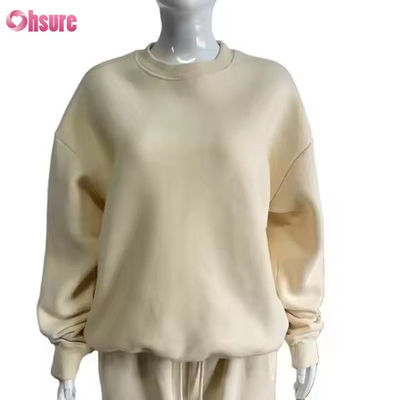 Individuelles Freizeit-Mode-Set in Übergröße, 2-teilig, Jogging-Sweatshirt, Hose mit weitem Bein und ausgestelltem Saum, Trainingsanzug für Damen