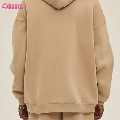 Fleece Oversize Hoodies Casual Pullover Trainingsanzug Herren Hoodies Langarm Rundhals Baumwoll-Jersey-Stoff Winterjacke für Herren