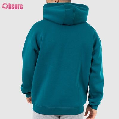 Hochwertige Baumwoll-Hoodies übergroße Pullovers schlanke einfache Männer Sport-Hoodies
