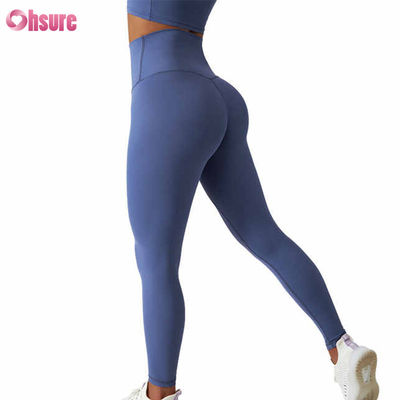 High Waist Butt-Lifting Fitness Yoga Leggings Nude Squatproof Outdoor Cycling Running Pants Hautfreundliche Workout Tights