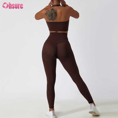 High Waist Butt-Lifting Fitness Yoga Leggings Nude Squatproof Outdoor Cycling Running Pants Hautfreundliche Workout Tights