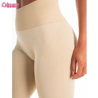 Oem Fabrik Direktverkauf Sport Hosen Feste Farbe anpassbare Sweatpants Fitness Wear nahtlose Design Leggings für Frauen
