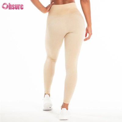 Oem Fabrik Direktverkauf Sport Hosen Feste Farbe anpassbare Sweatpants Fitness Wear nahtlose Design Leggings für Frauen
