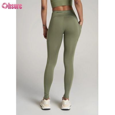 Strukturierte Sport Leggings Fitness Yoga Sporthosen mit Reißverschluss-Design Sport Yoga Leggings für Damen