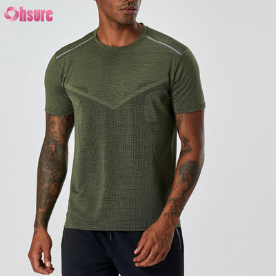 Hochwertiges professionelles Herren-Sport-T-Shirt, Sommer, atmungsaktiv, Fitness-Bekleidung, individuelles Logo, schnell trocknendes Polyester, Athletic Tops