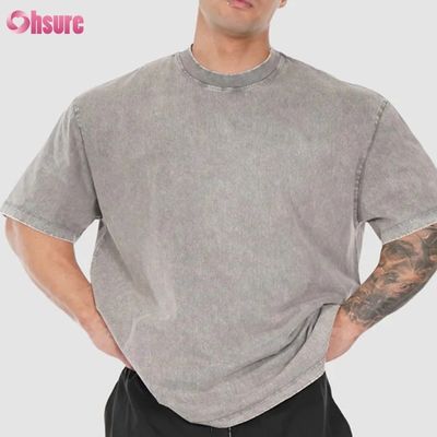 Custom Logo Sport T-Shirt Casual Fitted Ärmel Training Leeres T-Shirt für Männer