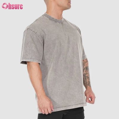 Custom Logo Sport T-Shirt Casual Fitted Ärmel Training Leeres T-Shirt für Männer