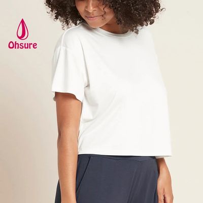 Casual Kurz T-Shirt T-Shirts OEM Frauen Rundhals Kurzärme Crew Hals Leichtgewicht Atmung Schweiß absorbierende Sport
