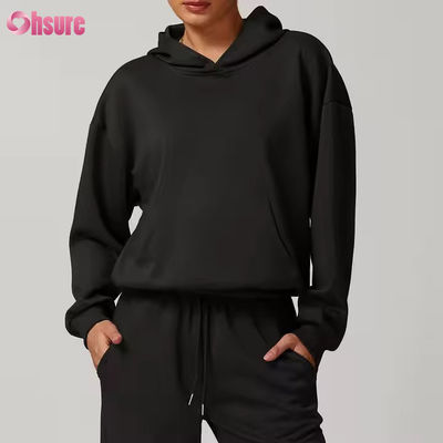 Damen 2-teilige Outfits Trainingsanzüge Sets Kapuzenpullover Weite Bein Sweatpants Tracksuit 2024 Herbst Matching Lounge Set
