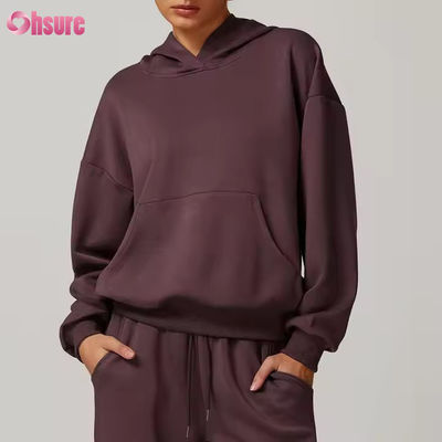 Damen 2-teilige Outfits Trainingsanzüge Sets Kapuzenpullover Weite Bein Sweatpants Tracksuit 2024 Herbst Matching Lounge Set