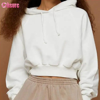 2024 Neue Mode Hochwertiger Damen French Terry Fleece Baumwoll-Hoodie Winter Kapuzenpullover mit Aufdruck