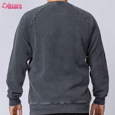 Crew Neck Sweatshirts Casual Pullovers Männer Hoodies Druck Hochwertige Baumwolle Fleece Winterkleidung für Männer Jersey Stoff gestrickt