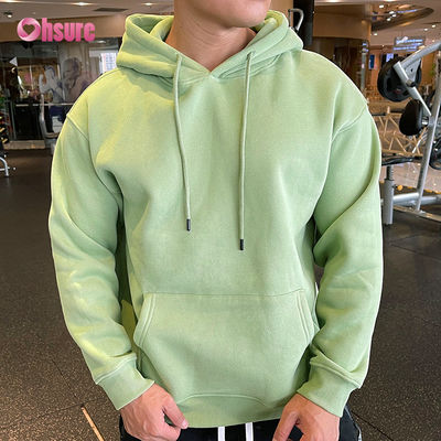Running Wear Hochwertiges Custom Oversized Hoodie Training Wear Essential Hoodie Baumwolle Pullover Männer Leere Hoodies Fleece Stoff