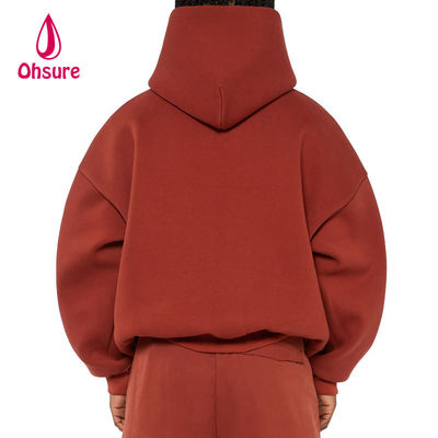Hersteller von individuellen, schweren Drop-Shoulder-Hoodies, unbedruckt, aus 100 % Baumwolle, übergroß, hochwertige Herren-Hoodies