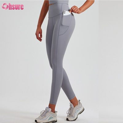 Individuelle Leggings Gym Wear Mehrfarbig Klassische Yoga-Hosen Workout Leggings Damen Scrunch Yoga Leggings Sportbekleidung Einfarbiges Muster